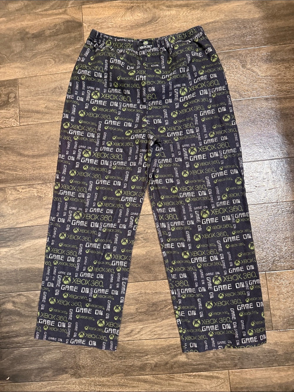 Xbox Graphic Kids Pajama Pants - Black & Green